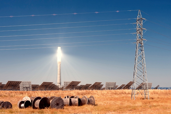 Concentrated Solar Tiles for Power Plant