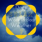 Does Solar Roofing Work in Bad Weather?